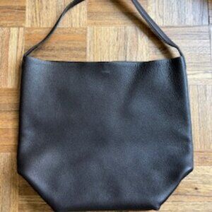The Row Large Park Tote Bag in Leather